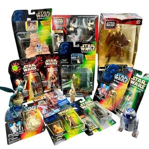 Huge Star Wars Collector Lot 60 Pieces Figures Books Vintage Bundle. All in Pics